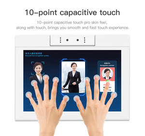 <span class=keywords><strong>Tablette</strong></span> Android OEM ODM en forme de L avec écran tactile de 10,1 pouces pour les entreprises, PoE, NFC, RFID, WIFI - Product Image 1
