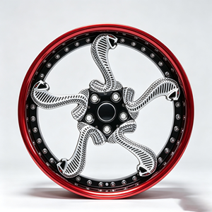 Jantes forgées NEXUS RIM Custom Two Piece <span class=keywords><strong>Cobra</strong></span> Spoke 16 17 18 19 20 21 22 23 24 25 26 pouces, jantes en alliage de rechange - Product Image 2