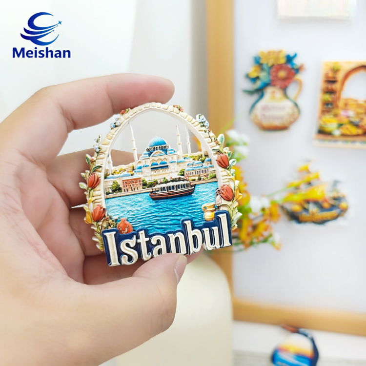 Magnete Frigorifero 3D “Dancer Istanbul” – Ceramica Fatta A Mano – Souvenir Turchia Per Viaggiatori, Decorazione Casa E Regalo Originale