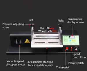 Máquina de Coser Cuero Eléctrica Semiautomática de 220V con Control de Temperatura y Velocidad Ajustable, para Bolsas, Correas de Hombro, Plegado y Unión - Product Image 3