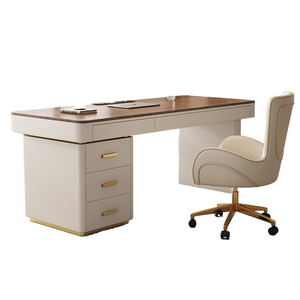 Stile italiano luce di lusso in legno scrivania semplice e moderna a casa scrivania per lo <span class=keywords><strong>studio</strong></span> soggiorno ufficio Executive <span class=keywords><strong>tavolo</strong></span> - Product Image 6