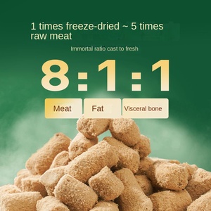 Cibo per Cani All'Ingrosso per Tutte le Razze, Formula Universale per Adulti/Cuccioli, Alto Contenuto Proteico, Senza Cereali, per Aumento Massa Muscolare, Carne Cruda Liofilizzata - Product Image 1