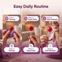 Sucettes OEM ODM à faible teneur en sucre NAD+ avec Trans-Resvératrol pour la santé cellulaire et la vitalité, 30 unités, complément alimentaire, bonbons gélifiés