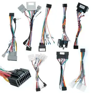 Amplifier Wire Harness Car Aftermarket Radio 16 Pin Iso Stereo Cable Wire Harness For Android Radio Car Audio Cable