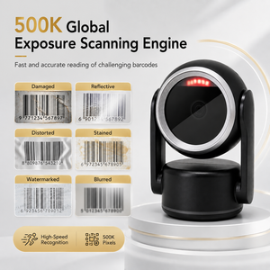แพลตฟอร์มสแกนบาร์โค้ดแบบตั้งโต๊ะ 500K Global Exposure Engine 120fps ระบบตรวจจับอัตโนมัติ สำหรับการสแกนขนาดใหญ่ ใช้กับระบบ POS สำหรับการชำระเงินในร้านค้าปลีก - Product Image 5