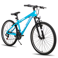 Vélo de montagne VTT 26 pouces 21 vitesses avec cadre en acier et suspension avant, roues en aluminium, pour hommes - Prix usine