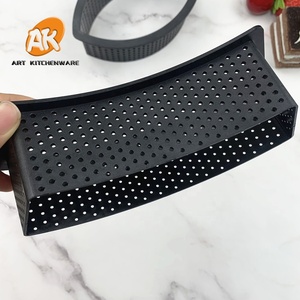 Anello <span class=keywords><strong>per</strong></span> Torta in Plastica Perforata AK a Forma di Settore, Stampi Fai-da-Te <span class=keywords><strong>per</strong></span> Mousse alla Frutta, Dessert, Utensili da Cucina <span class=keywords><strong>per</strong></span> Decorazione Pasticceria - Product Image 2