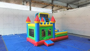 Château gonflable classique avec toboggan, thème conte <span class=keywords><strong>de</strong></span> fées, parc aquatique pour enfants et ensemble <span class=keywords><strong>de</strong></span> château gonflable - Product Image 3