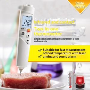 Thermomètre infrarouge alimentaire Testo 826-T2/T4, double fonction infrarouge et contact, avec pointeur laser et alarme sonore - Product Image 4