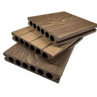 Gaufrage extérieur 3d bois dur stratifié piscine bois plastique composite planche de bois pont wpc