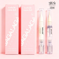 SAGALAGA 1.5ML Huile Hydratante pour Cuticules Stylo Dissolvant Adoucissant Kit Stylo Rotatif Traitement Manucure