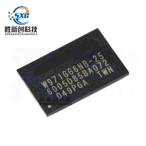 Composant électronique CI W971GG6NB-25, puce mémoire DDR DRAM 1 Go VFBGA-84 - Product Image 3