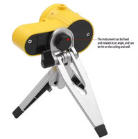 Niveau laser LV06 Règle de niveau domestique quatre en un, règle laser avec trépied rotatif et chargeur de fil
