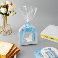 Emballage pliable en carton transparent de qualité alimentaire avec logo personnalisé pour boulangerie, sushis, pain grillé