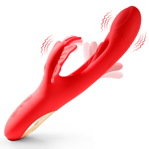 Vibrador de Conejo Tres en Uno para Adultos, Estimulador de Clítoris y Punto G, Varita AV, Dildo para Masturbación - Product Image 1