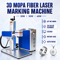 Machine de marquage laser à fibre Galvo DIANZHUI JPT M7 Mopa 3D couleur 60W 100W 50W 200W pour gravure de logo sur métal, acier, bijoux, or