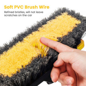 Brosse de lavage de voiture multifonction 10'' en gros avec raclette pour le nettoyage des camions et des <span class=keywords><strong>camping</strong></span>-cars - Product Image 3