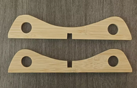 Support de plateau croisé en bambou, résistant à la chaleur, antidérapant, pour cuisine, support de pot en bois amovible, minimalisme moderne MUYUAN