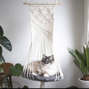 <span class=keywords><strong>Tapiz</strong></span> de <span class=keywords><strong>Pared</strong></span> de Macramé de Cuerda de Algodón Tejido a Mano, Decoración Bohemia <span class=keywords><strong>para</strong></span> el Hogar, Cuna Colgante Multifuncional <span class=keywords><strong>para</strong></span> Uso en Interiores - Product Image 4