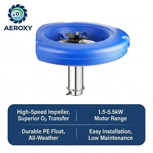 Système d'aération à source d'air pour l'amélioration de la qualité de l'eau des lacs, 2 CV, en acier inoxydable, faible bruit, économe en énergie, résistant aux intempéries, sans huile - Product Image 2