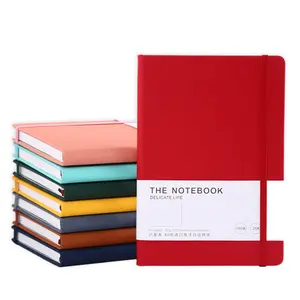 Heißer Verkauf A5 Joural Notebook PU Leder Hardcover Koreanische Studenten Briefpapier Tagebuch Notizbuch für Schule und Büro