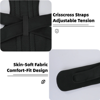 Orthèse Dorsale Professionnelle Respirante Soutien du Dos Protection de la Colonne Vertébrale Correcteur de Posture pour les Douleurs Lombaires et Dorsales