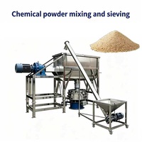 Machine de mélange et de tamisage instantanée en acier inoxydable 1000L pour poudre de thé, poudre de lait et sucre glace