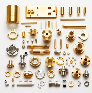 Chính xác cát nổ mìn bạc/vàng mạ nhôm thép không gỉ Brass CNC các bộ phận công với dịch vụ tùy chỉnh - Product Image 1