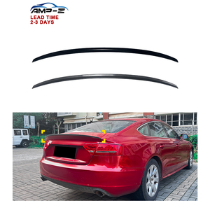 AMP-Z <span class=keywords><strong>A5</strong></span> 8T fibra di carbonio nero auto Spoiler S5 stile alettone posteriore per Audi <span class=keywords><strong>A5</strong></span> 8T <span class=keywords><strong>Sportback</strong></span> 2007-2016 - Product Image 1