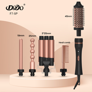 New Hot Wand Set 3 Barrel Lockens tab White Hair Curler mit Digital Temp Control Factory aus China - Product Image 1