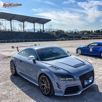 Pour Audi TT MK2 MK3 - Capot en fibre de carbone style LY - Design sportif - Couvercle de moteur léger - Amélioration des performances - Qualité supérieure