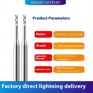 Fresa <span class=keywords><strong>de</strong></span> extremo plano <span class=keywords><strong>de</strong></span> <span class=keywords><strong>tres</strong></span> flautas, carburo <span class=keywords><strong>de</strong></span> tungsteno <span class=keywords><strong>de</strong></span> 56 grados, 55HRC, recubierto <span class=keywords><strong>de</strong></span> TiCN, fresa <span class=keywords><strong>de</strong></span> ranuras <span class=keywords><strong>de</strong></span> orificio profundo OEM - Product Image 3