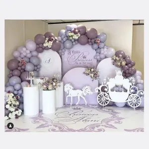 Baby Shower Balloon Acrylic Arch Stand Decoration PVC Acrylic Panel Wedding Backdrop PVC Backdrop Arch Wedding Acrylic Backdrops