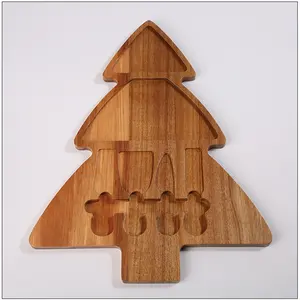 Factory Direct Sale Rubber Wood Cutting Board Shaped Cutting Board Restaurant Tools