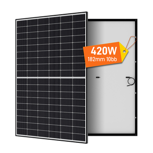 Panneau Photovoltaïque 2023 pour Entrepôt, 400W 410W, Panneau Solaire Entièrement Noir, Technologie Avancée, Panneau PV 400W 405W pour Toiture, Entrepôt Européen - Product Image 2
