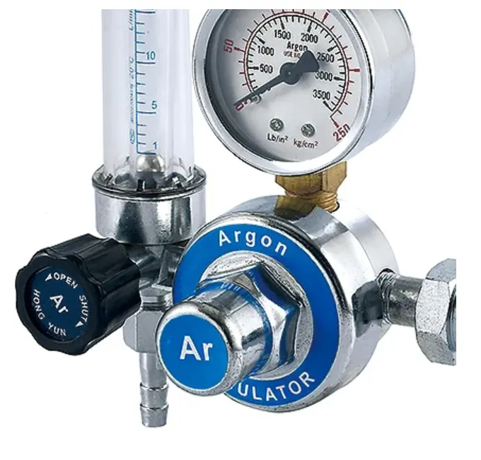 Customized Economy gas pressure argon regulator with flowmeter