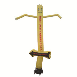 Modèle de clown gonflable Air Dance Star Rouge/<span class=keywords><strong>Noir</strong></span>/Blanc WX1, direct usine, pour événements, animations, ouverture de magasin, 12 pieds, ventilateur intégré - Product Image 3