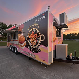 Camion de restauration rapide mobile 2025, style rétro chinois, avec friteuse, chariot de nourriture de rue, café, crème glacée, standard australien - Product Image 5