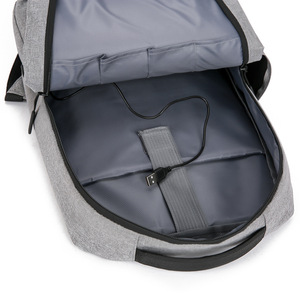Custom Logo Unisex <b>Laptop</b> <b>Backpack</b> with USB Waterproof Zipper Closure-Business Style Large Capacity for School Travel & Leisure - Product Image 3
