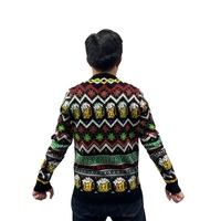 Pull de vacances personnalisé 2025 pull hiver hommes tricoté polyester acrylique moche noël personnalisé adultes pull unisexe