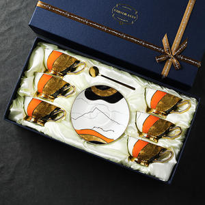 Tasse à café en céramique vintage, luxe léger, style européen haut de gamme, service à thé de l'après-midi en porcelaine fine - Product Image 6