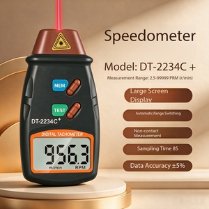 Tachimetro Digitale Laser Misuratore di Velocità Motore Rilevatore di Giri Motore DT-2234C+ - Product Image 1