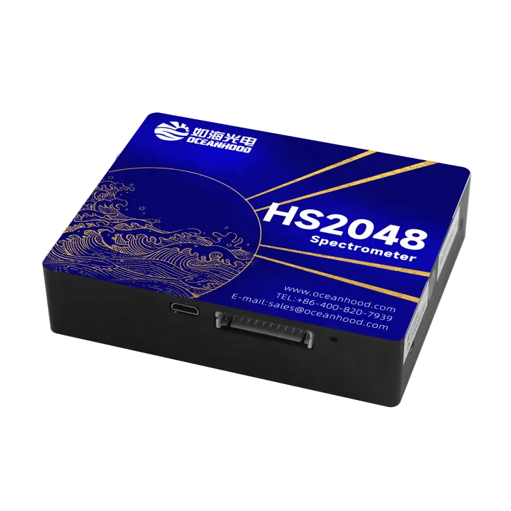 HS2048 miniatur resolusi tinggi dan spektrometer serat optik hemat biaya