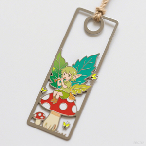 Exclusive Custom Gold Plated Metal Book Tags with Ribbon for VIP Member Rewards - Product Image 4