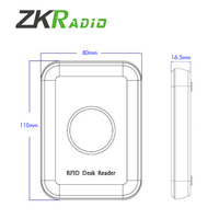Codificador de Tarjetas Inteligente Plug & Play de 125 kHz, Lector de Tarjetas de Proximidad RFID de Escritorio USB de Plástico