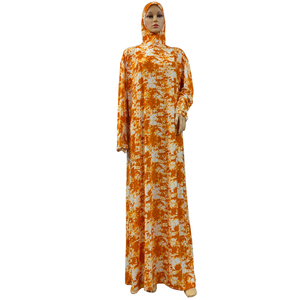 Africa <strong>Model</strong> Women Bandhnu Dress Beauty Print Long Dress Boubou Hooded <strong>Abaya</strong> Islamic Muslim Ladies Garment Clothing Hijab Robe - Product Image 3