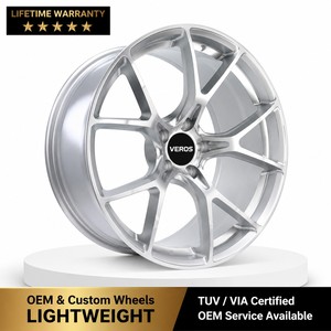 ล้อฟอร์จ VEROS Custom <span class=keywords><strong>Center</strong></span> Lock สำหรับ 996 997 991 992 5*130 718 Taycan ผลิตจากอะลูมิเนียมฟอร์จ 6061T6 - Product Image 1