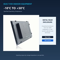 Moniteur tactile capacitif Ever Glory 13,3 pouces FHD 1920x1080 VGA USB pour kiosque en libre-service intérieur OEM