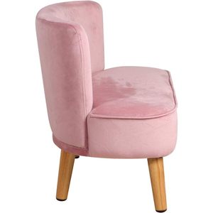 Yoonnie房间<span class=keywords><strong>2</strong></span>座儿童沙发，带天鹅绒面料卡通设计风格木制框架3-6岁儿童礼品35.6 ”长度 - Product Image 6