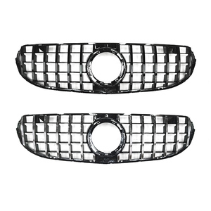 Grille de pare-chocs avant ABS Dynamic Model pour BENZ W253 X253 2020-2022 Noir/Argent W253 X253 - Product Image 1